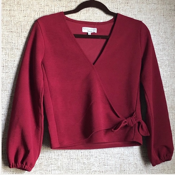 Madewell Tops - Madewell FINAL$ Texture & Thread Crepe Wrap Top